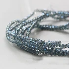 Крошечные 2 мм бусины BEAUCHAMP Bijiux из чешского хрусталя форма Рондель граненые кисточки самодельные серьги браслет Ювелирная фурнитура оптовая продажа