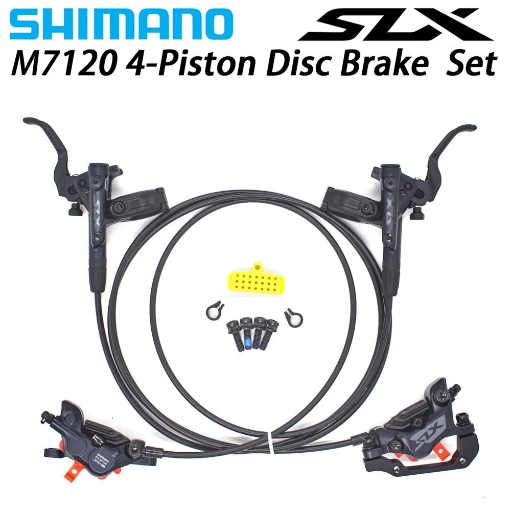 Shimano SLX M7120 гидравлический рычаг дискового тормоза и 4 поршневой набор захватов BR +
