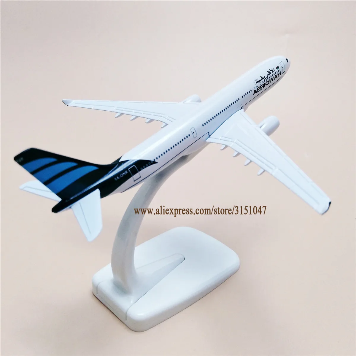 

Alloy Metal Air Libyan Afriqiyah A330 Airlines Airplane Model Libyan Airbus 330 Plane Model Stand Aircraft Kids Gifts 16cm