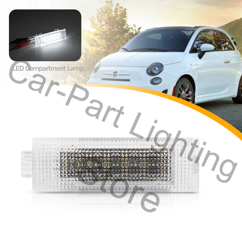 

1Pc For Fiat 500 07-19 For Fiat 500X 16-21 For Fiat 500L Punto Evo LED Compartment Trunk Boot Lamps Courtesy Light Luggage Lamp