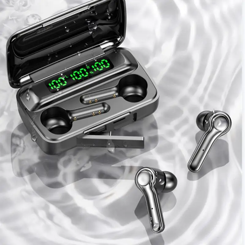 

TWS Bluetooth 5.1 Earphones 9D Stereo Wireless Headphone 2000mAh Charging Box Sports Waterproof Earbuds Headsets With Microphone