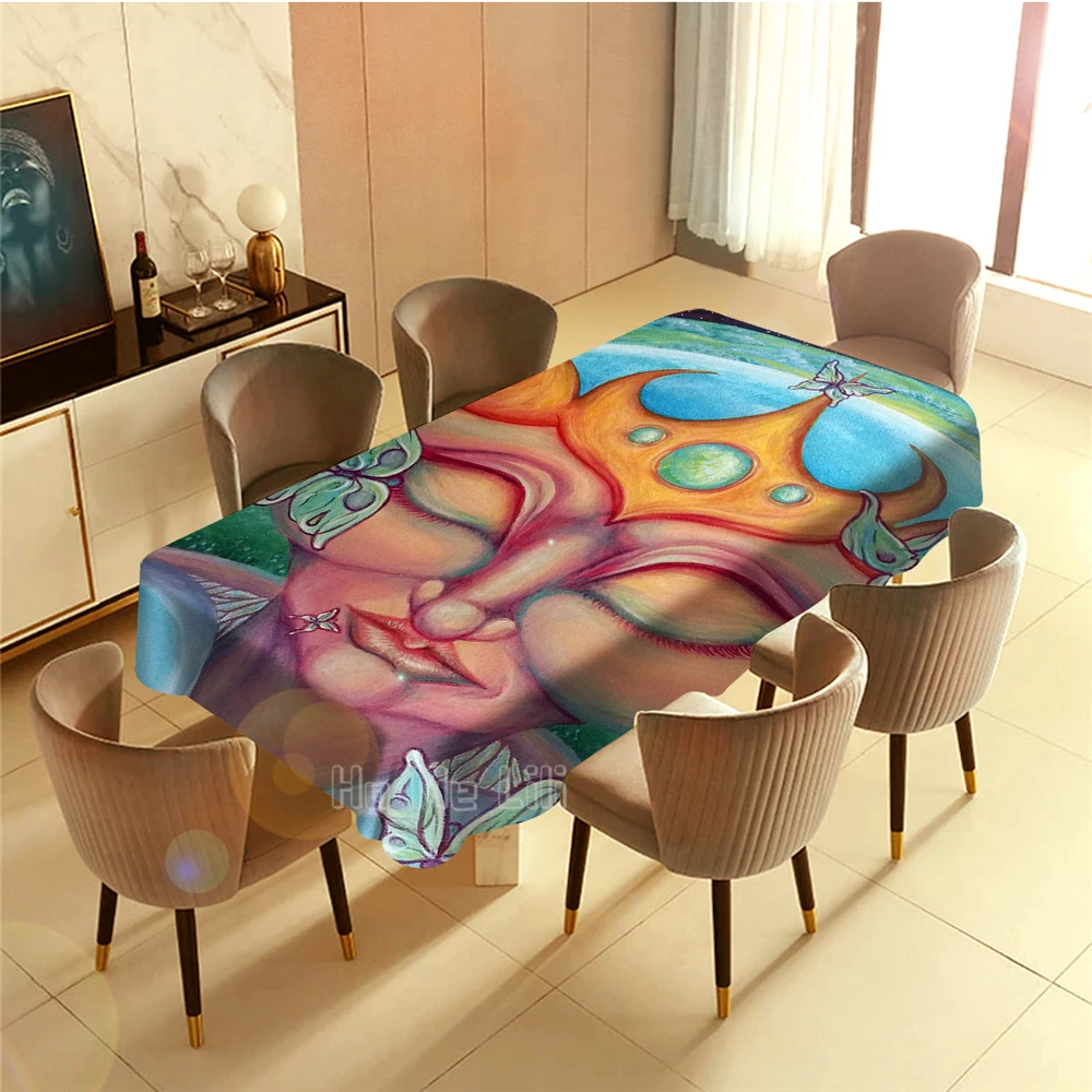 

Ретро абстрактная задняя Женская скатерть креативная фотография