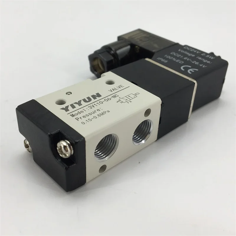 

3V110-06-NC 3V120-06-NC 3V110 Series 3 way Pneumatic Solenoid Valve DC24V