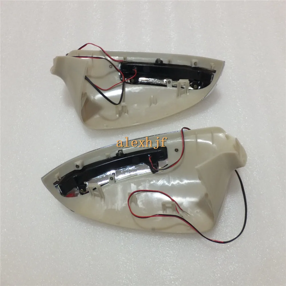 Светодиодные зеркала заднего вида с крышкой желтый светодиодный указатель