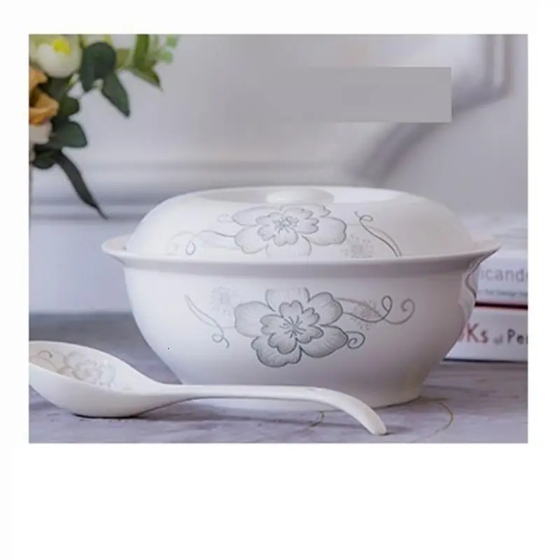Porcelain Tazone Noodles Saladier Dondurma Kasesi Dish Sauce Ramen Plate Tigela Dining Bar Soup Ceramic Ceramica Kitchen Bowl | Дом и сад