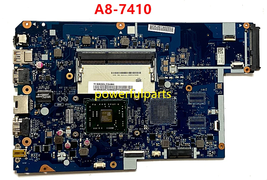 

100% working for lenovo ideapad 110-17ACL motherboard with A8-7410 CPU CG721 NM-A911 5B20L72484 mainboard tested well
