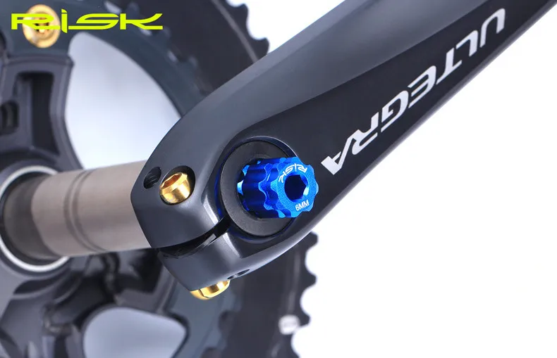 Mtb Bike Crank Bolts Wrench Aluminum 7075 CNC 6 MM Plum Tools for SHIMANO XT M8000 Bicycle Crankset Lock New Hot | Спорт и