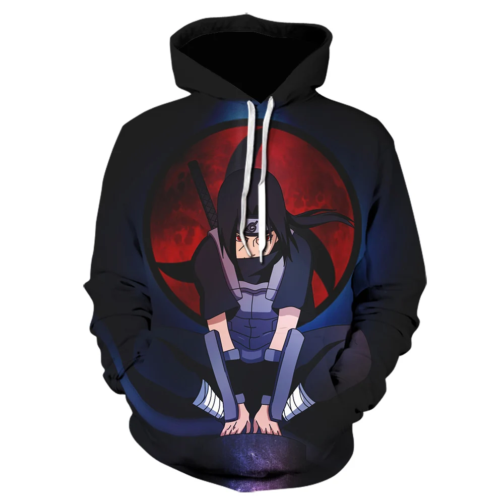 

2021 new japan anime 3d printed hoodie fashion itachi cartoon hoodies off whit personalized jacket streetwear cosplay
