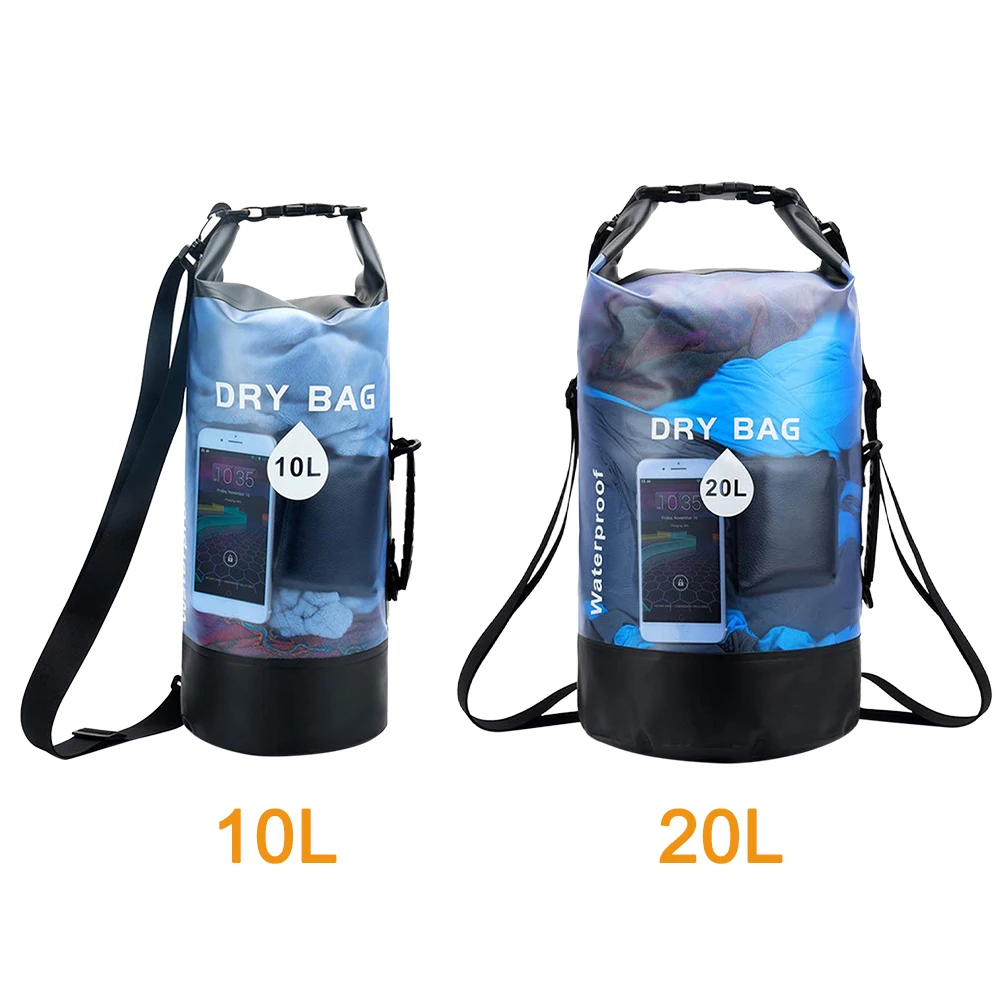 

Fishing Waterproof Dry Bag Lightweight Camping Travel Beach For Women Men Backpack Kayaking Outdoor Sports Swimming Phone