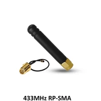 433mhz antenna 3dbi gsm 433 mhz lora antena rp sma connector rubber lorawan antenna ipx to sma male extension cord pigtail cable