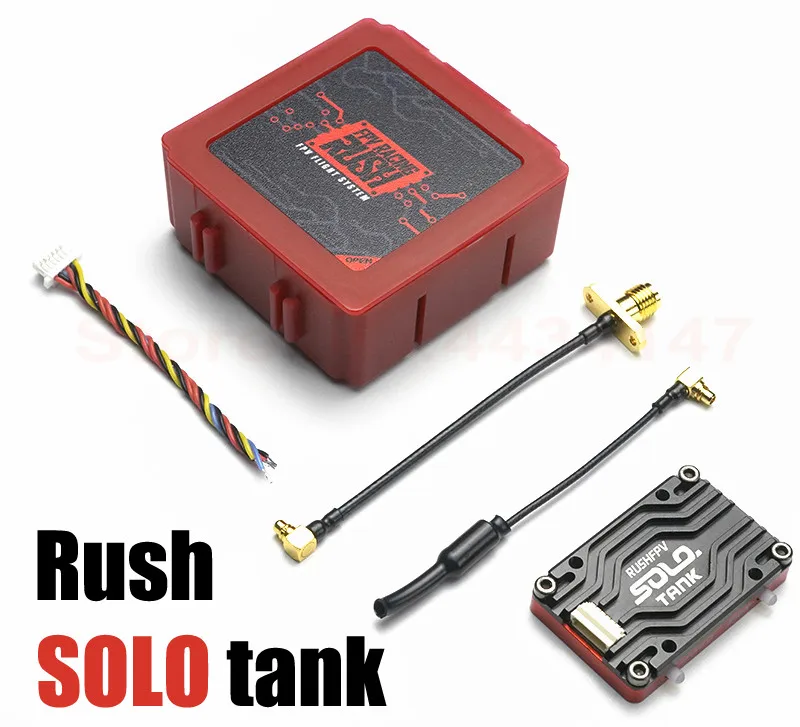 Видеопередатчик RUSH Solo Tank 5 8G VTX корпус ЧПУ 1 6 Вт встроенный микрофон структура