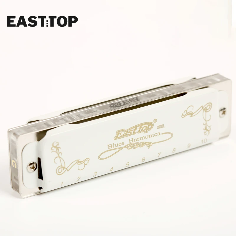 EASTTOP T008L профессиональная гармоника с 10 отверстиями диатоническая прозрачная