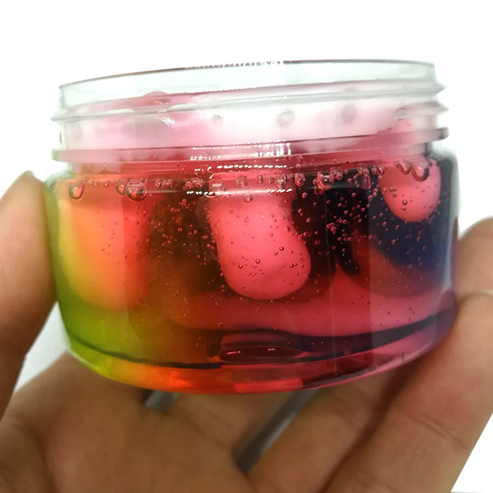 Слайм игрушки для детей DIY полимерная глина Красивые цвета смешанные облака