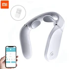 Шейный массажер Jeeback G2 TENS Pulse, защищает шею всего 190 г, горячий компресс с двойным эффектом, L-образный, работает с приложением Mijia