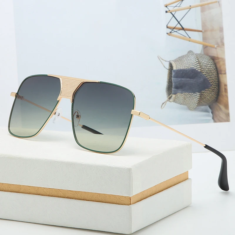 

Солнцезащитные очки Квадратные в ретро стиле для мужчин и женщин, стильные уличные очки для вождения, вечеринки, рыбалки, фирменный стилист ...