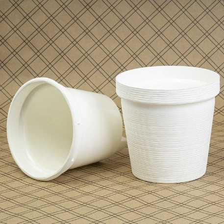 Кашпо для цветов Терра 16 5*16 см 2 35 л. Белый | Дом и сад