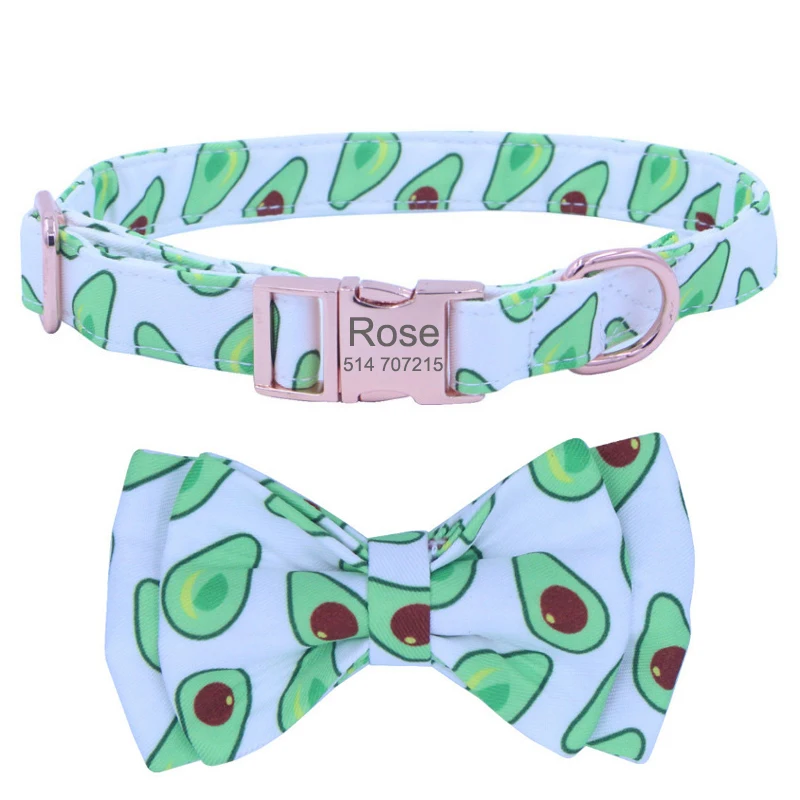 

Pet Dog And Cat Collar Personalized Printed Nylon Collar Dog ID Tag Collar, Engraved With Small Medium And Large Dogs