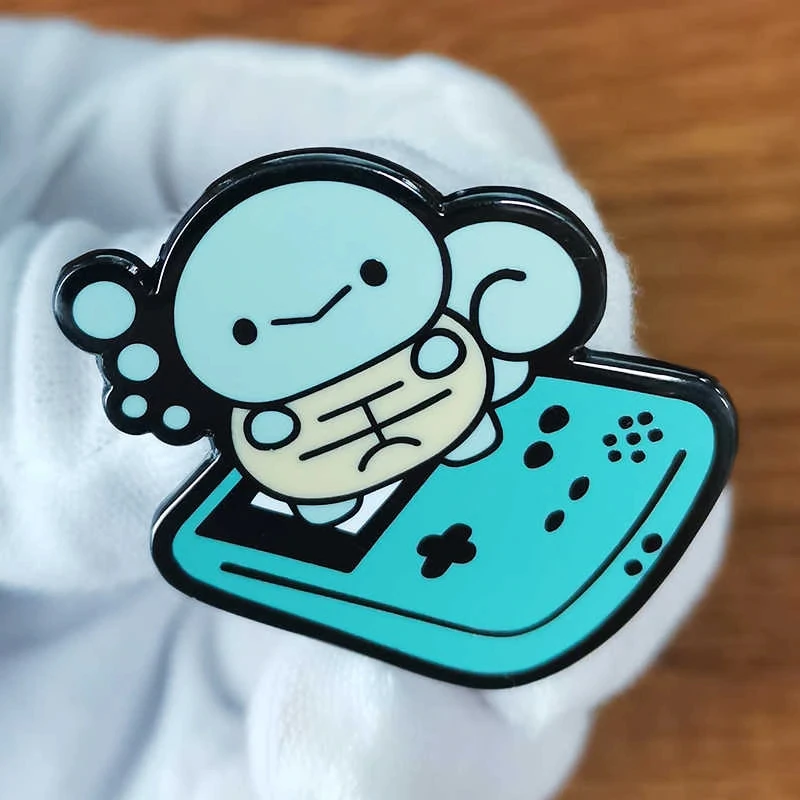 Kawaii булбазавр чашка Нуну брошь заколки эмалевые металлические значки лацкан