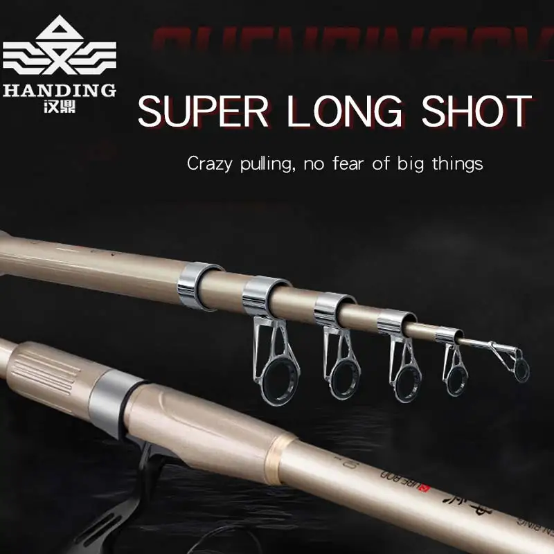 

Han Ding Haitang Sea Rod Small Throwing Solid Set Full Set of Long Shots Super Hard Sea Fishing Rod