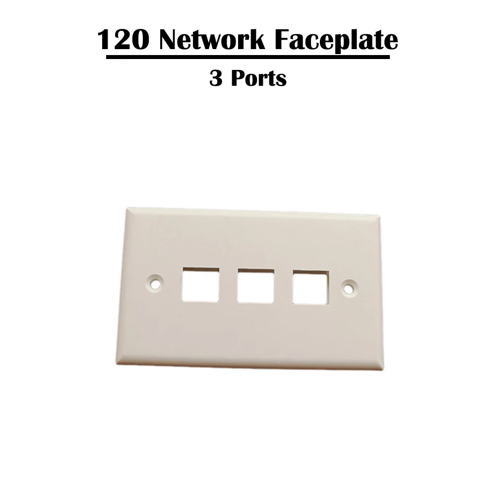 Сетевая Лицевая панель 1/2 типа американского с 1/2/3/4/6 портами настенное крепление