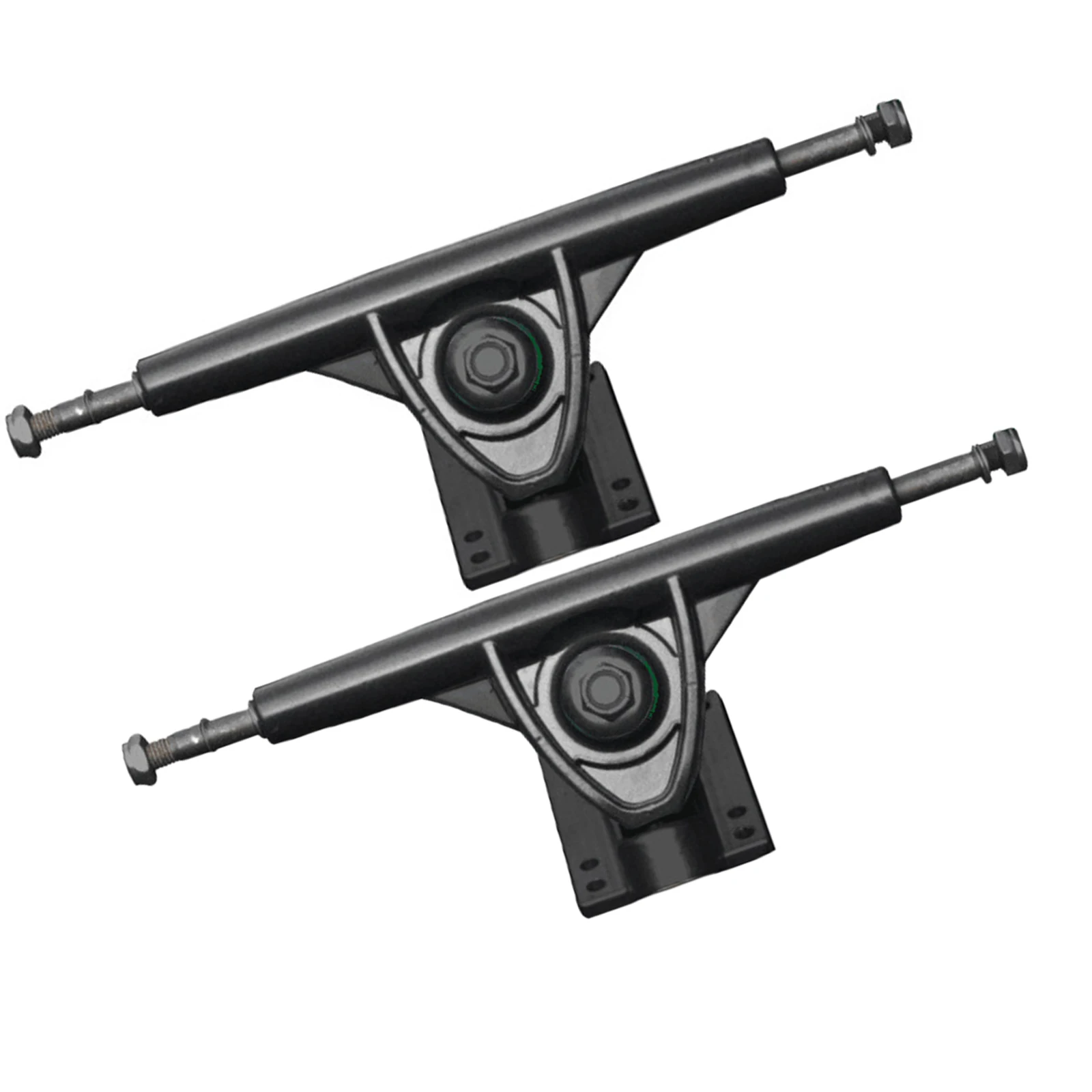 

New 2pcs 7in Metal Skateboard Bracket Thickened Base Long Board Lightweight Truck Bracket Skateboard Bracket_black