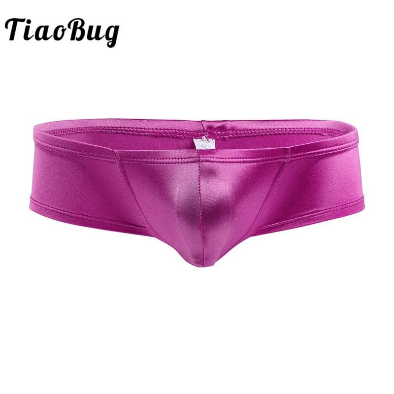 Мужские трусы бикини с низкой посадкой TiaoBug Однотонные карманом для купального