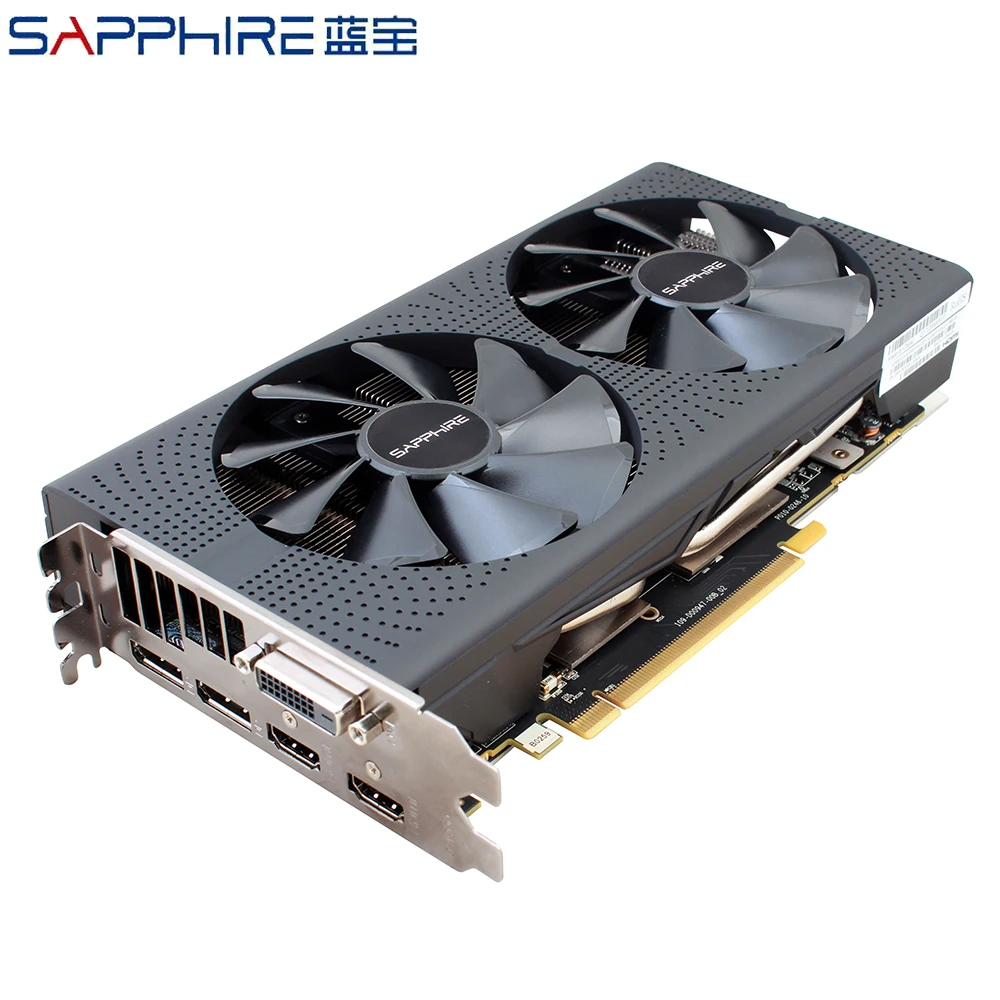 Видеокарты SAPPHIRE AMD Radeon RX 570 4GB игровой ПК 256bit GDDR5 видеокарта PCI Express 3,0 настольный компьютер для использованных карт