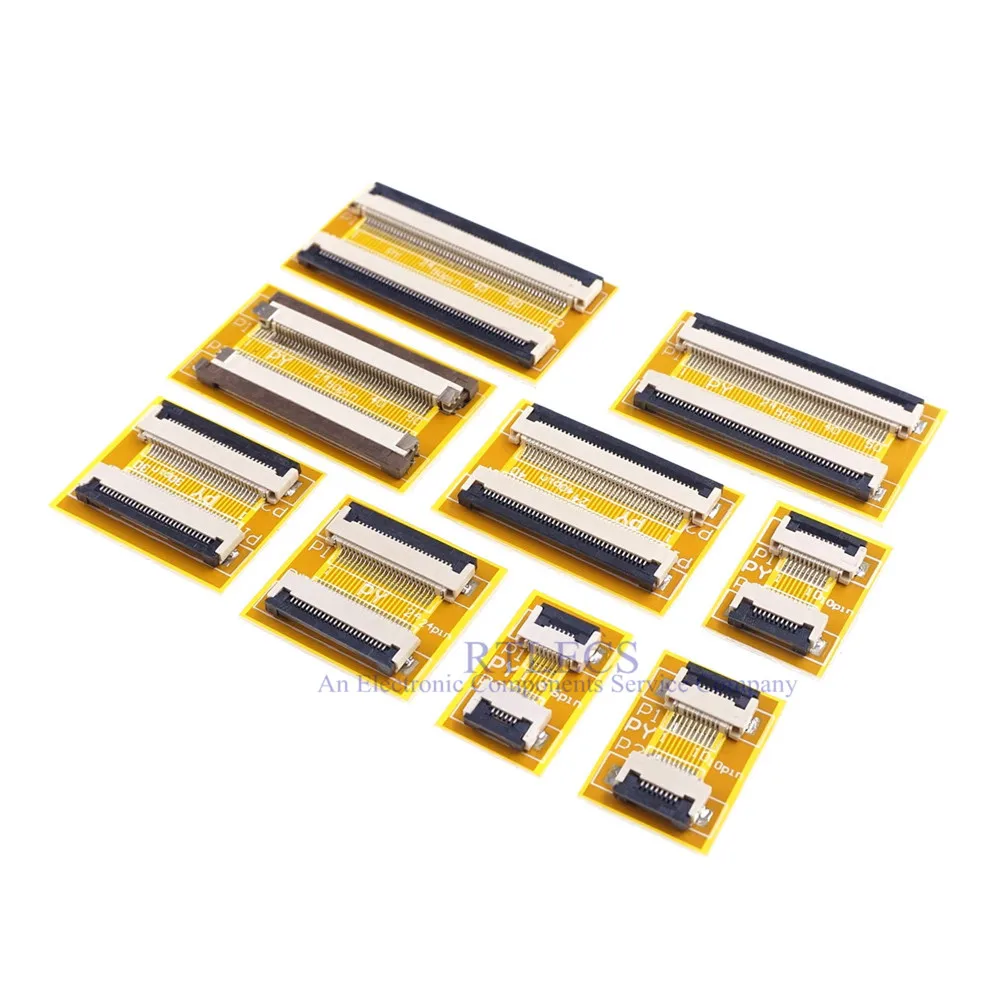 50 шт. Гибкий плоский кабель Перемычка FFC FPC удлинитель печатной платы 0 5 мм 6 Pin 8 10 12