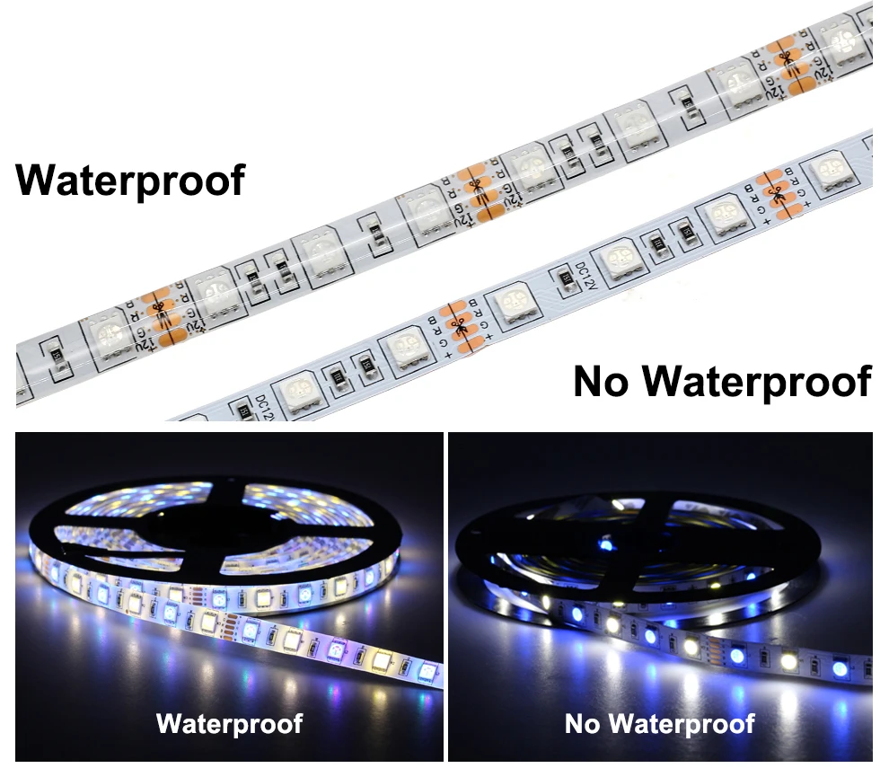 TUYA Zigbee светодиодные Управление DC12V 5 м 10 цветных (RGB) светодиодных лент 5050