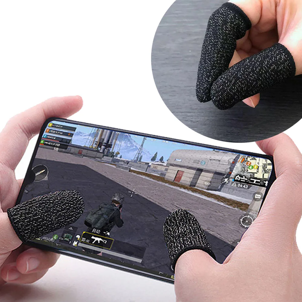 

20pcs/10pcs Game Finger Sleeve Game Controller Sweatproof Breathable Fingertips For PUBG Mobile Game Finger Thumb Sleeve Gloves