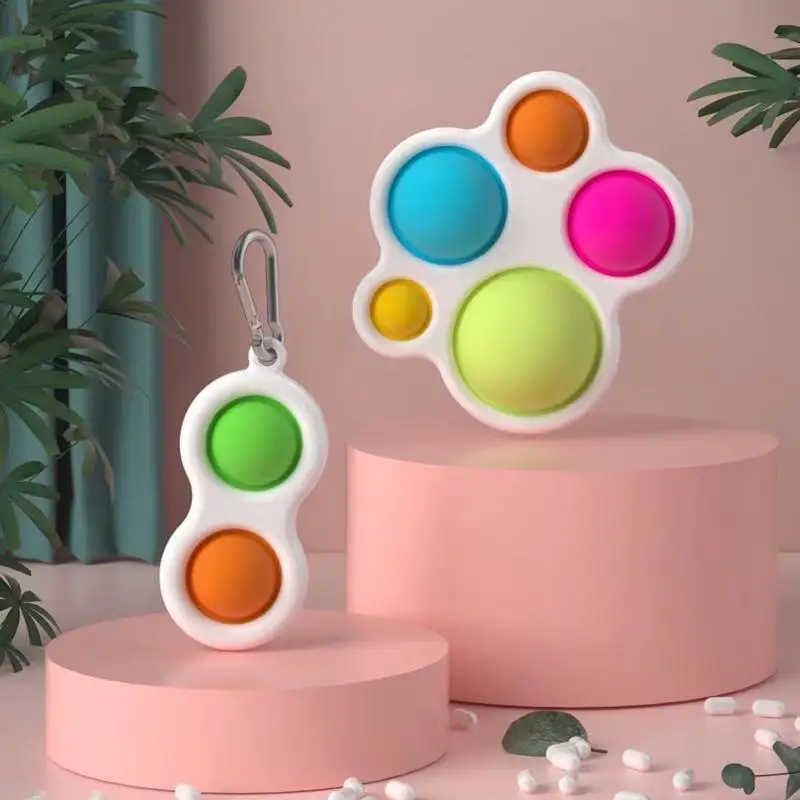 

Simple Dimple Fidget Sensory Toy Set Stress Relief Toy Autism Anxiety Relief Stress Pop Bubble Fidget Sensory Toy For Kids Adult