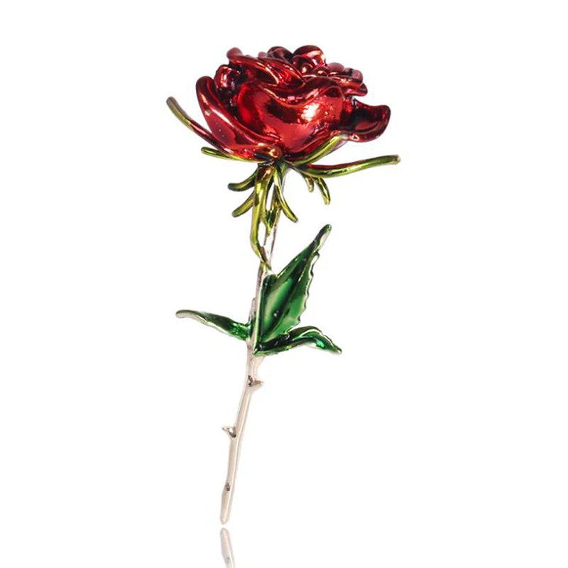 Красная/синяя/фиолетовая Бриллиантовая Медная брошь для женщин булавки модная