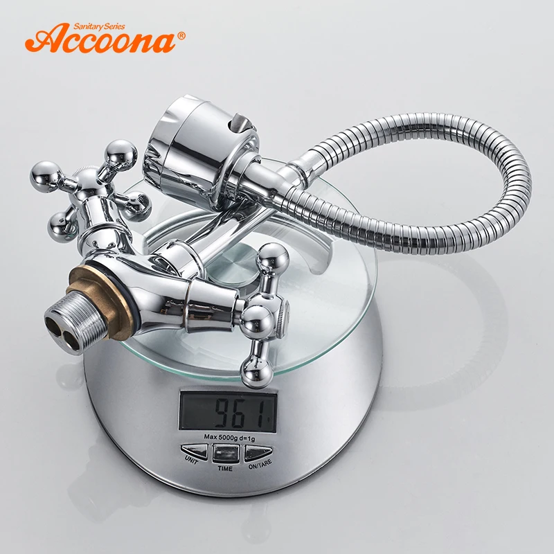 

Kitchen Faucet 360 Swivel Mixer Hot and Cold Water Classic Faucet Sink Tap torneira Double handle Kitchen Faucets A4871