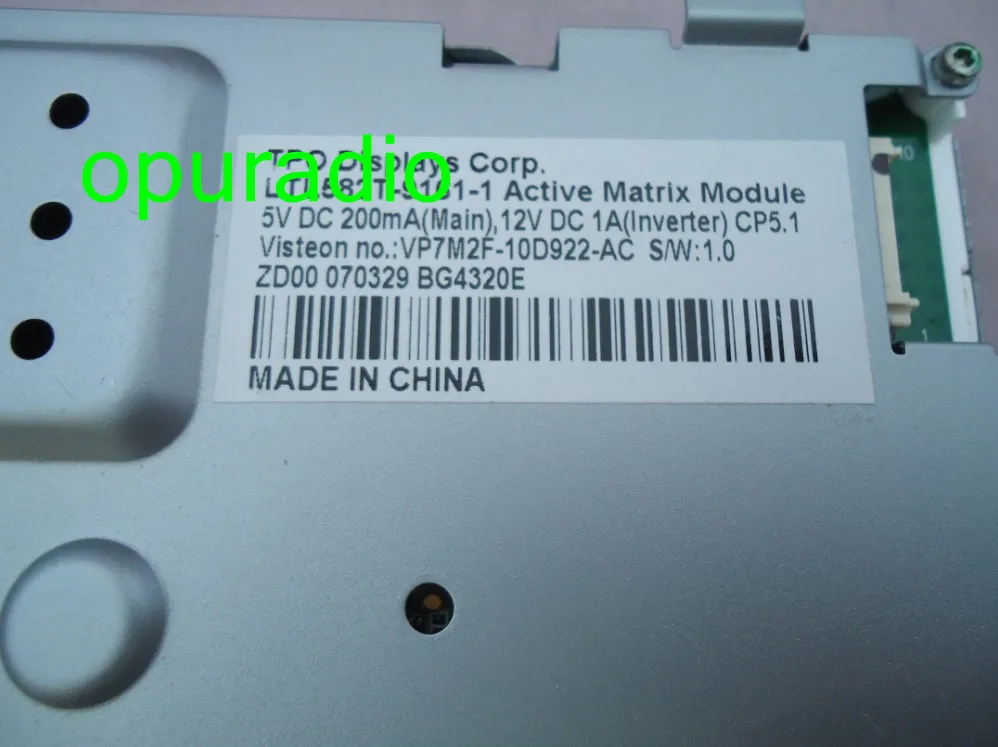 Новый дисплей Corp LTL582T-9161-1 active Matrix модуль 5 8 дюйма для Mondeo автомобильный