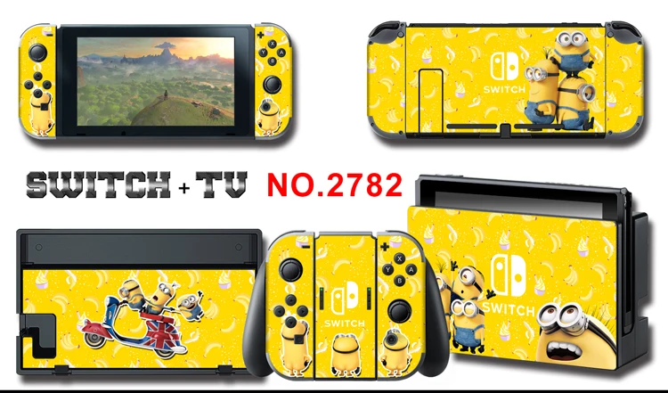 Виниловая Защитная пленка для Nintendo Switch консоль NS с контроллером и подставкой |