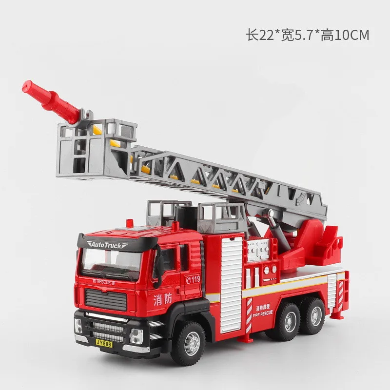 

1:50 Toy Vehicle Alloy Engineering Truck Diecast Metal Mixer Excavator Joint Movable Sound Light Pull Back Toy Car For Boys 021