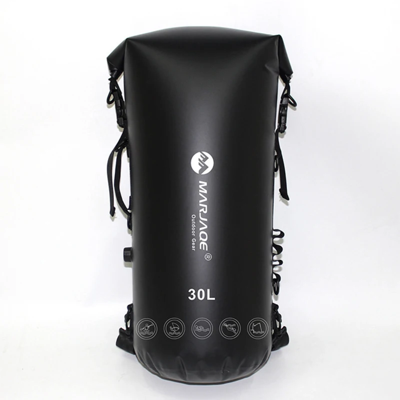 30L походы сухой мешок непроницаемый плавающий рюкзак ножках sail каяк drypak мотоцикл