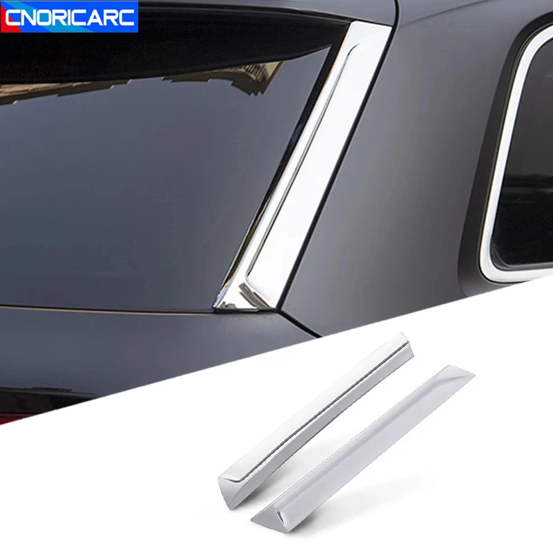 

Car Styling Rear Windshield Side Wind Wing Frame Decoration Cover Strips Trim For Audi Q7 2016-2019 Auto Exterior Accessories