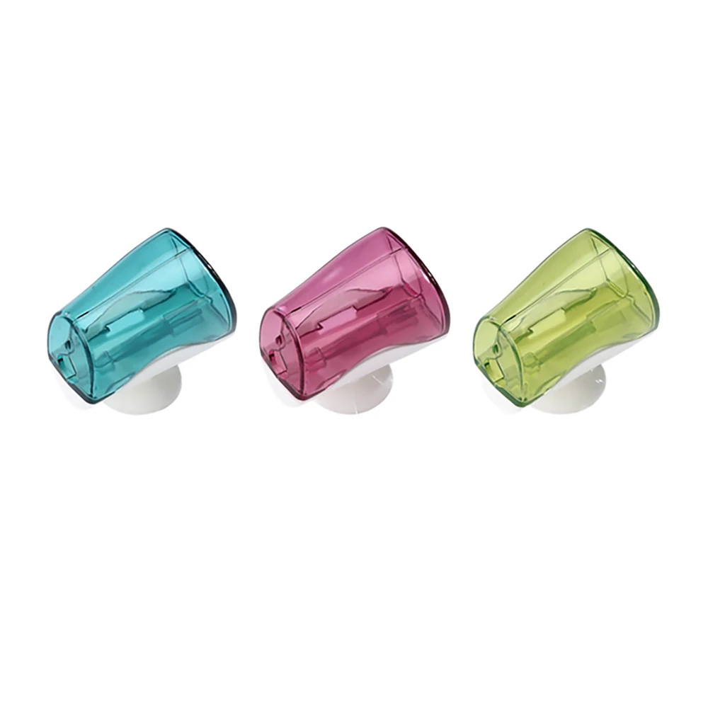 3pcs/Set Toothbrush Holder With Suction Cup Colorful Travel Stand Organizer Storage Rack Bathroom Accessories | Дом и сад