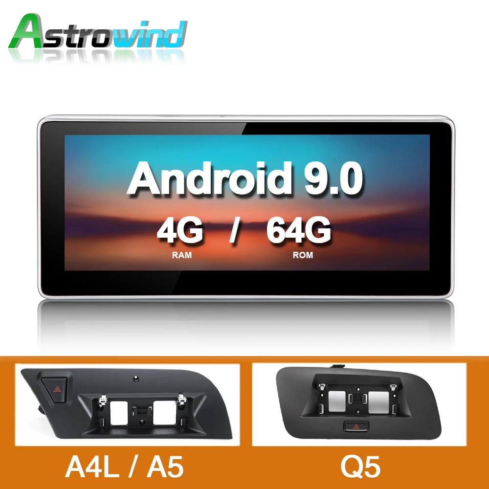 10 1 дюймовый Восьмиядерный 4G Android 25 телефон радио плеер стерео для Audi A4 A5 Q5 S4 S5 9 0