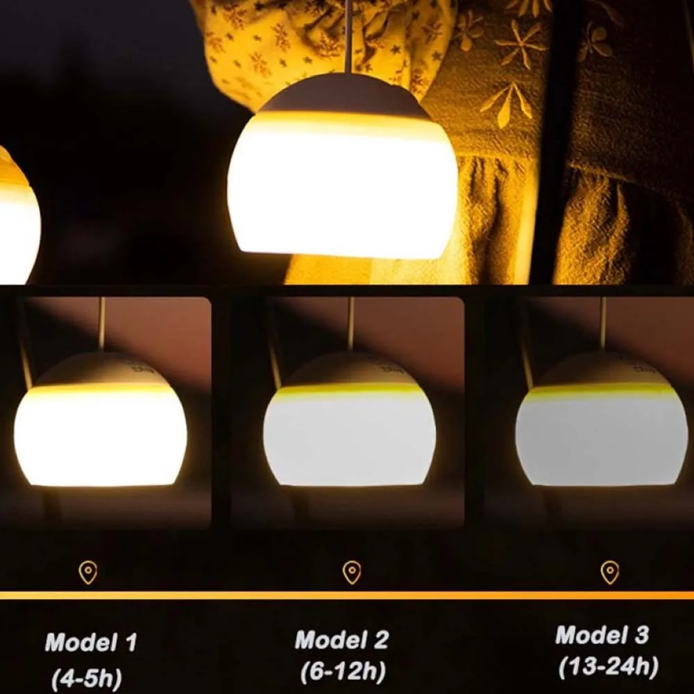 

Outdoor Portable LED Lamp USB Moving Hanging Emergency Energy Saving Camping Tent Light Multifunction Three Brightness Hook Lamp