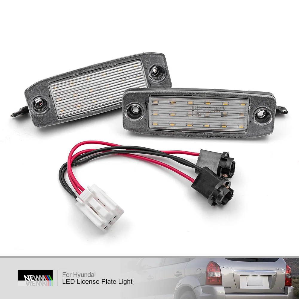 LED License Plate Light for Hyundai Tucson JM Kia Sportage SL Ceed JD Canbus Rear Tag Lamp Registration Parking Lighting | Автомобили и