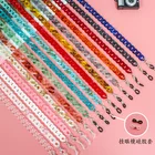 Ретро Ветрозащитная маска на подвесной цепочке цепочка с улыбающимся лицом под заказ подвесное ожерелье на шею аксессуары практичная цепочка для очков