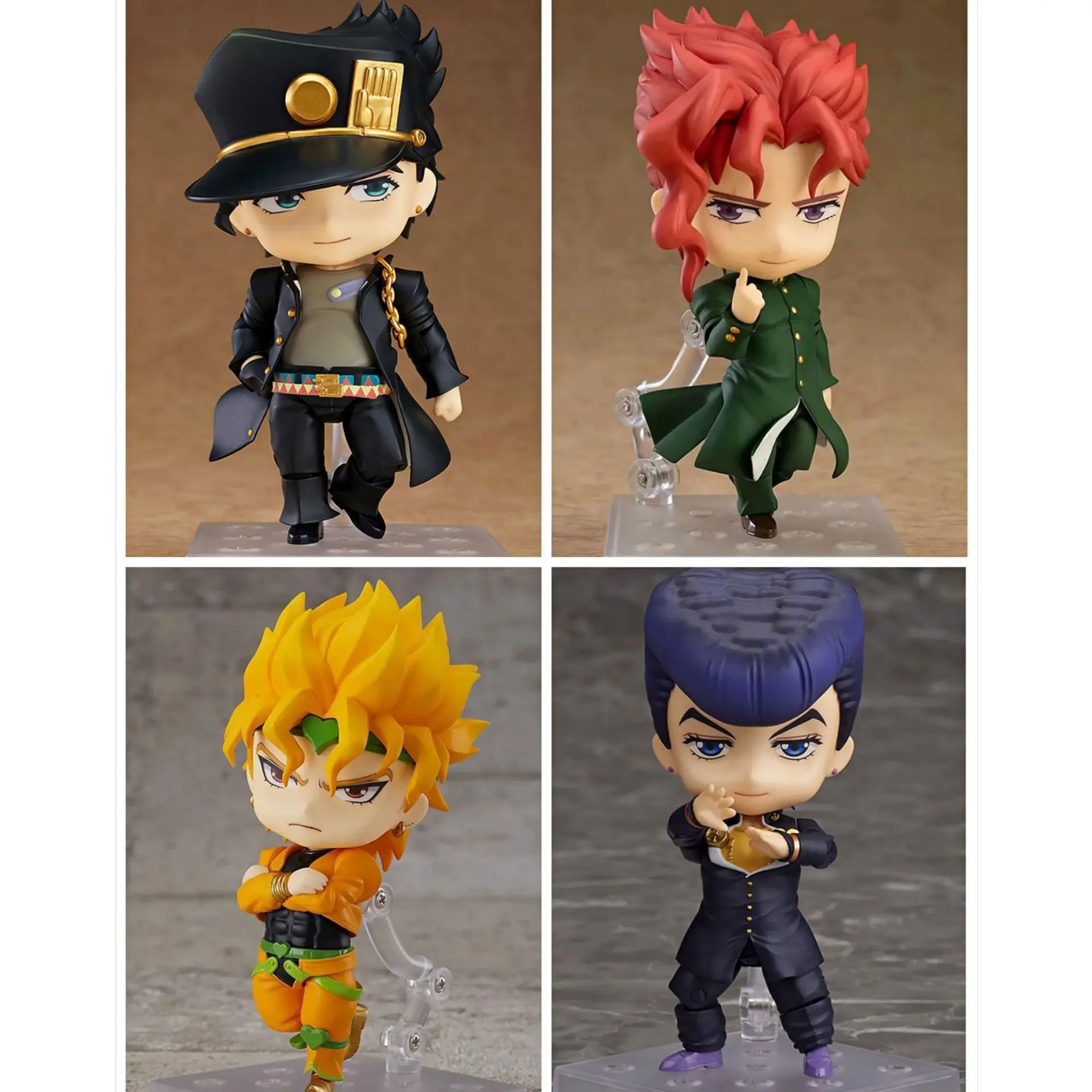 

10cm JOJOs Bizarre Adventure Kakyoin Noriaki Kakyouin Josuke Dio Noriaki Anime Action Figure Toys Doll Christmas Gift with Box
