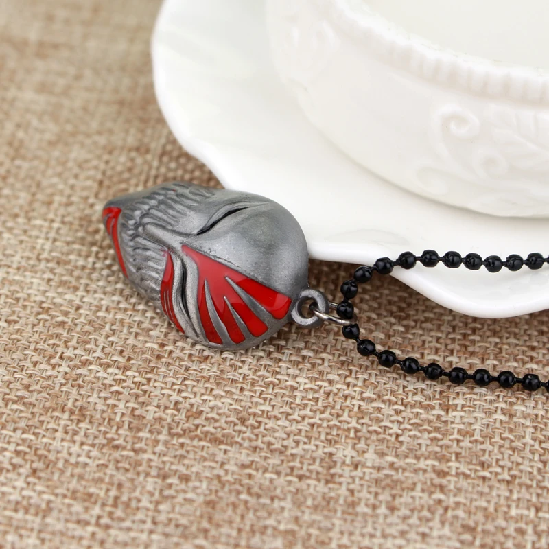 Горячая Аниме Bleach Античное Олово металлическое ожерелье маска Куросаки с