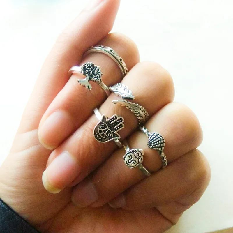 Кольцо женское золотое Осеннее винтажное с кристаллами 1 комплект