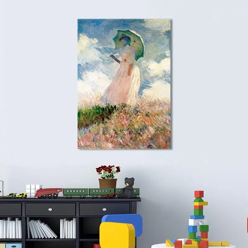 

Parasol Facing Left Art Poster Wall Art Canvas Painting Poster and Pictures for Office Hospital Living Room Bedroom Decor