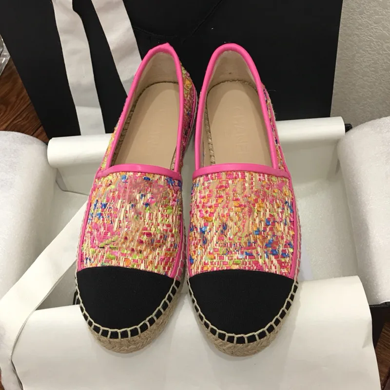 

Туфли женские без шнуровки, соломенная подошва, Классические лоферы, плоская подошва, Повседневная модная обувь, 2021