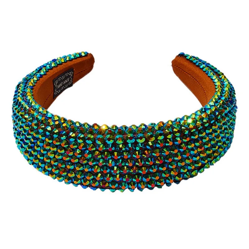 Новый Полный Стразы повязки для волос женщин и девушек Элегантная обувь на