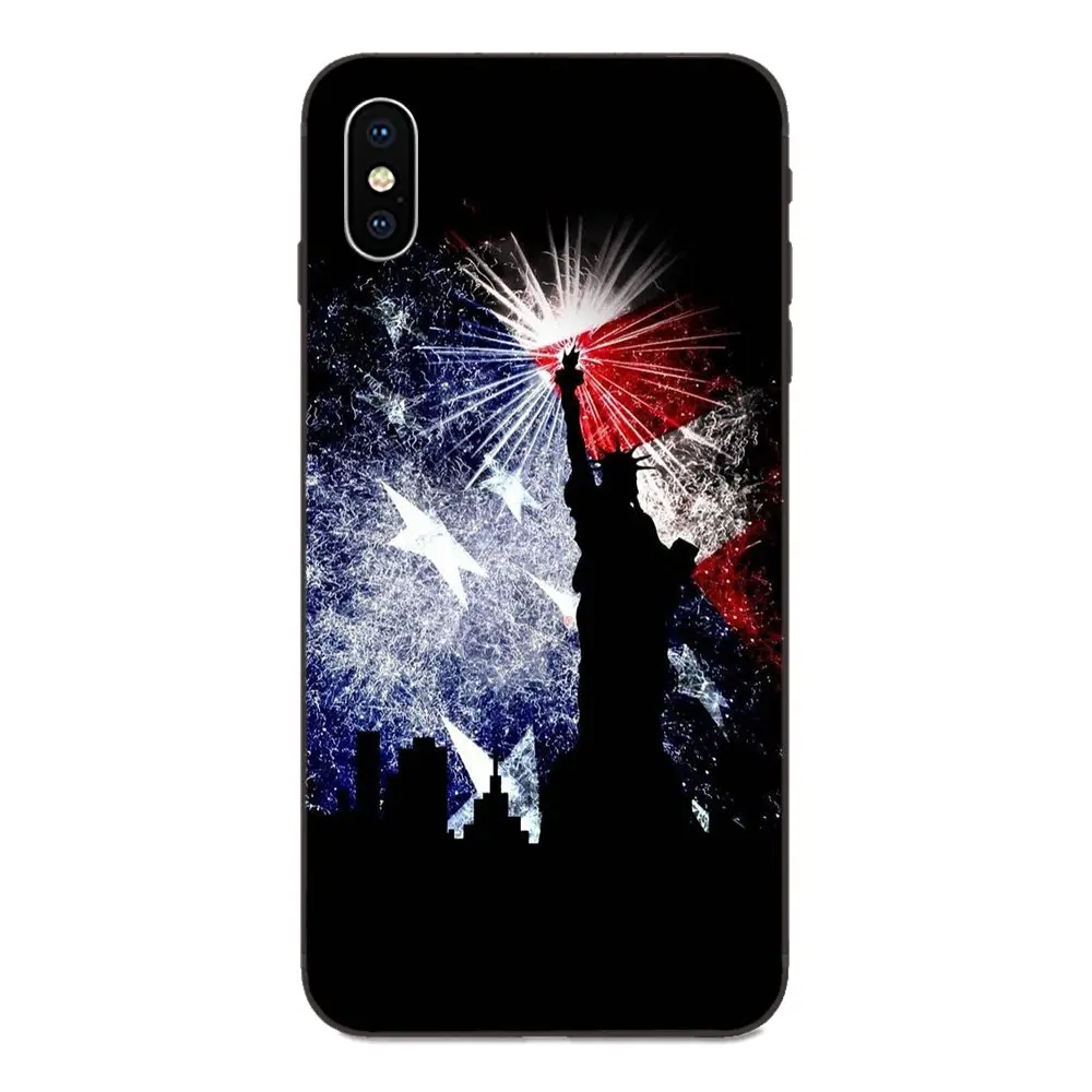 TPU Cute Skin Hotsale Usa America Flag For Huawei nova 2 2S 3i 4 4e 5i Y3 Y5 II Y6 Y7 Y9 Lite Plus Prime Pro 2017 2018 2019 | Мобильные